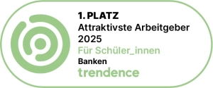 1. Platz: Attraktivste Arbeitgeber 2025 für Schüler*innen